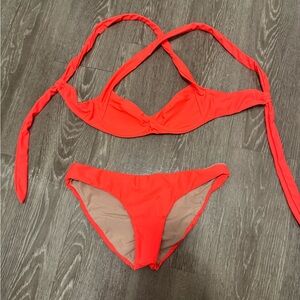 PQ swim Vibrant orange Bikini Set